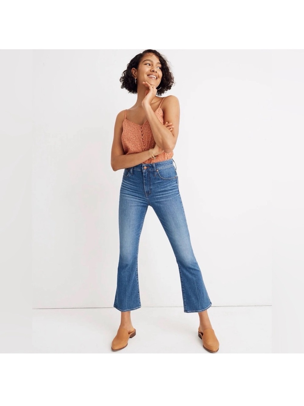 Madewell Curvy Cali Demi-Boot Jeans size 32